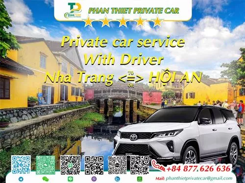 Private Car From Nha Trang <=> Hoi An (private car with driver)